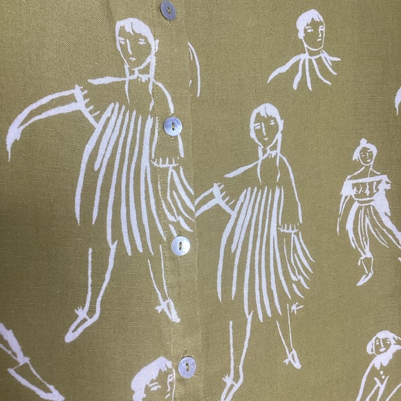 My Little Belleville Gold Porto Set Top & Shorts XL - Picture 4 of 11